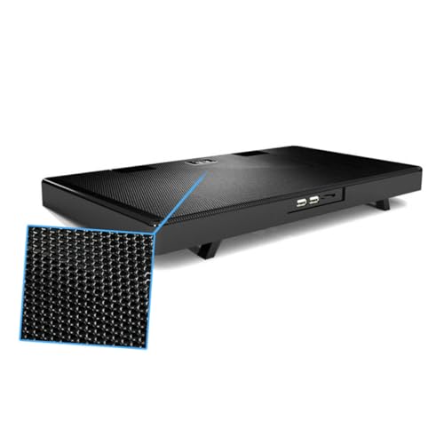 Base enfriadora para laptop con 5 ventiladores ajustable miniatura 7