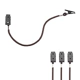 Omnful Hat Strap for Travel - Hat Holder for Travel, Cap Clip Retainer for Sun Hat, Baseball Caps, Fishing Hats, Luggage Hat Clip with Snap Backs - 12 inch, 3pcs Brown