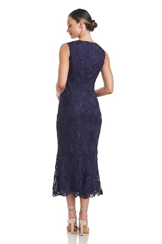 JS Collections Women's Meli Soutache Tea Length Dress4