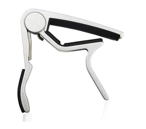 Image of The Tune Town - Guitar Capo Quick Change For Ukulele, Electric And Acoustic Guitars (Silver)