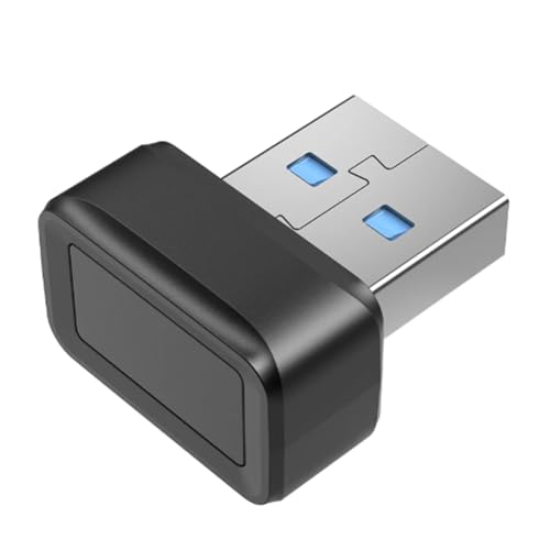 Hopbucan Lecteur de Clés d'Empreintes Digitales USB FIDO U2F Clé de Sécurité avec Correspondance Lecteur d'Empreintes Digitales Anti--Spoofing Facile à Installer