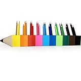 Trieur de crayons EKO organisateur de bureau boîte à outils de bureau 10 couleurs Montessori