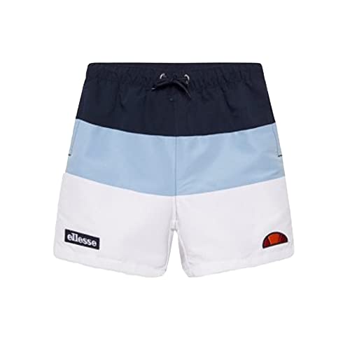 ellesse Cielo Swim Short SML, Marineblau/Hellblau/Weiß