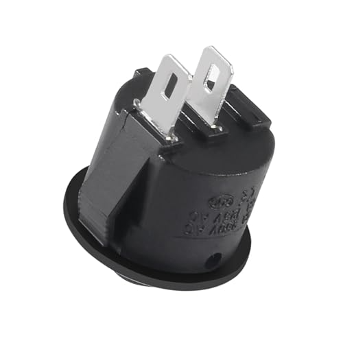 Interruptor redondo precableado para evitar soldaduras en salpicaderos de coche 5pzas 5