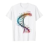 DNA Colorful Print Art DNA T-Shirt