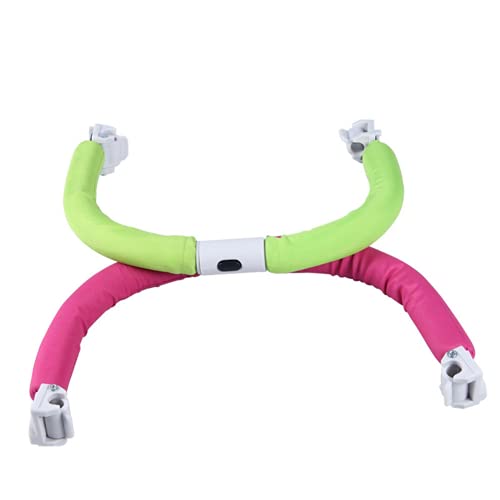 Barra de apoio de braço para bebês com apoio de braço, guidão de carrinho de bebê, design aberto no