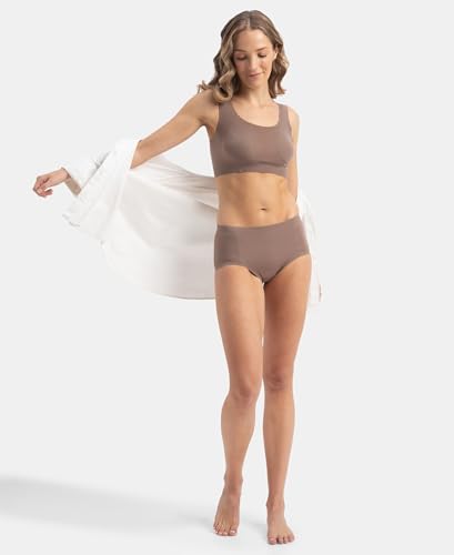 Image of Jockey 1839 Lounge Bra | Wirefree | Padded | Full Coverage | 360 Degree Stretch and Removable Pads | Microfiber Nylon Fabric