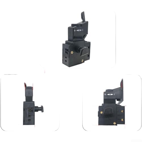 Shophubio Interruptor de taladro manual de 10 mm para Black & Decker de control de velocidad de bloqueo
