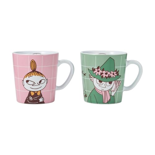 【正規輸入品】ムーミンアラビア ムーミンPOP マグ ペア リトルミイ&スナフキン 約280ml