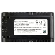 Vacuum Cleaner 21.6V 3500mAh Li-ion Battery Replacement Parts. Compatible For Samsung Jet 75 / Jet 75 Pet/Jet 75 Complete/Jet 90