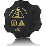 68442532AA Coolant Bottle Reservoir Cap for Jeep Chrysl Dodge Ram 2014-2021 Cherokee Ram 1500 2017-2021 Pacifica Compass 2016-2021 Durango Grand Cherokee Radiator Coolant Reservoir Recovery Cap