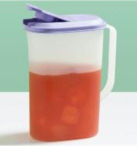 Tupperware pichet pour réfrigérateur 2l carafe plastique porte frigo