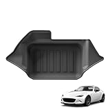 SMABEE Cargo Liner for Mazda MX-5 Miata 2016-2024 2025, TPE All Weather Cargo Mat Trunk Mat for MX-5 2025 Accessories Interior Black