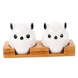 Vielseitige aufbewahrungslösung: dieses set ist ideal für die aufbewahrung vielzahl von gewürzen, einschließlich salz, pfeffer und , und bietet praktische funktionalität, vintage-zuckerdose, zuckerbehälter