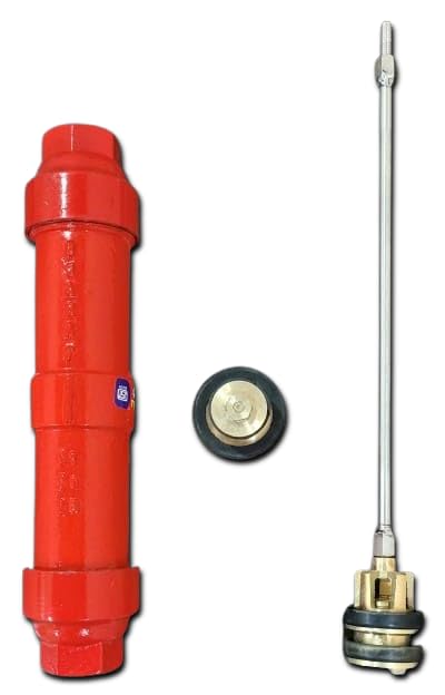 Image of India Mark II Hand Pump Cylinder With Complete Fittings (18inch Plunger Rod, Plunger Set)