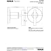 Purist® Valve trim with lever handle for transfer valve, requires valve