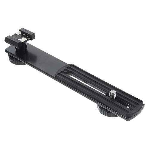 VOSAREA Barra Microfono Staffa Flash Per Montaggio Su Fotocamera Barra Di Estensione Doppio Montaggio Supporto Per Luce Di Riempimento Staffa Per Luce Flash Supporto Per Microfono Portatil