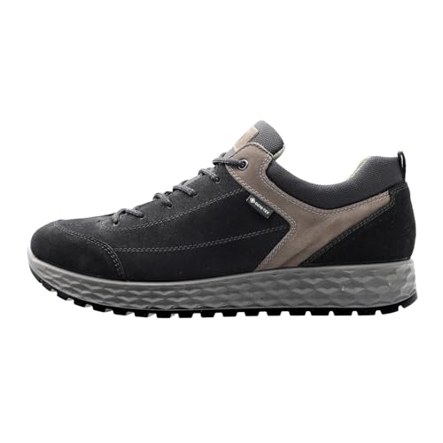 ara Herren STRESA-GTX Sneaker, Black,Bosco, 40 EU Weit