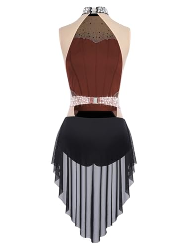 Robe danse latine jazz rumba salsa performance dancewear extensible Kaerm