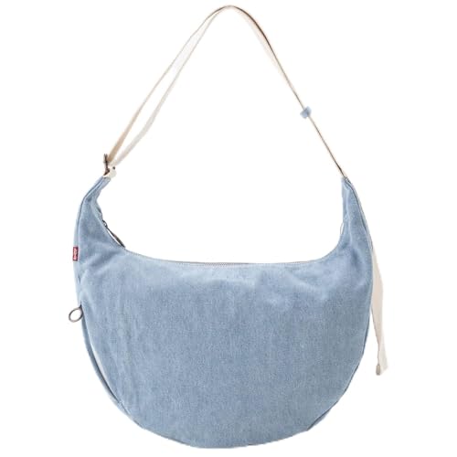 Levi's Brooklyn Medium Shoulder Bag for Women, Color Indigo Light Wash 10, One Size