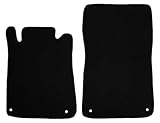 Auto Mat Store Custom Fit 2 Piece Carpet Front Mats for 2004-2008 Chrysler Crossfire - Black