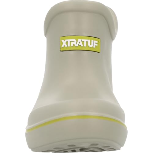 Image of XTRATUF TUFS Big Kids Ankle Deck Boot - Size 6, Sand - Lightweight, 100% Waterproof Rubber Footwear for Boys & Girls - Non-Marking, Slip-Resistant Outsole