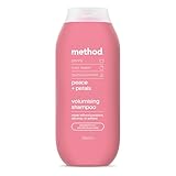 Method Volumising Shampoo, Peace and Petals, Peony, Rose Water & Quinoa Protein Scent, Sulphate-Free, 350ml