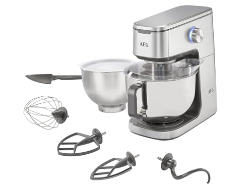 AEG Küchenmaschine KM 7300 (10 Geschwindigkeitsstufen, 1000 Watt...