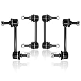 HAWK BROTHER 4Pcs Front Rear Stabilizer Sway Bar End Links, Replacement For 2006-2010 Hummer H3 H3T (K750185 K750243)