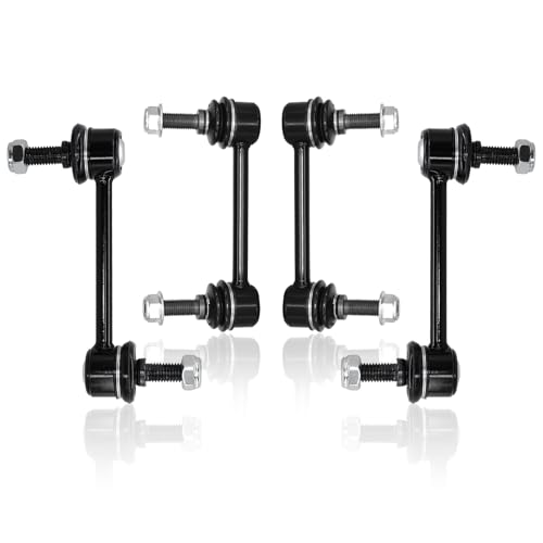 HAWK BROTHER 4Pcs Front Rear Stabilizer Sway Bar End Links, Replacement For 2006-2010 Hummer H3 H3T (K750185 K750243)