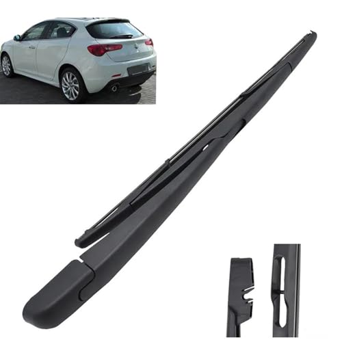 Essuie-glace pour Alfa Romeo Giulietta 940 2010-2020,Balai d'essuie-glace arrière et kit de bras,35,6 cm (14 pouces) - Kit de Balais d'Essuie-glace avec...