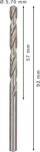 Bosch 10x PRO Metal HSS-G Spiralbohrer, 5,7 x 57 x 93 mm, 10-tlg. – Ansicht 3