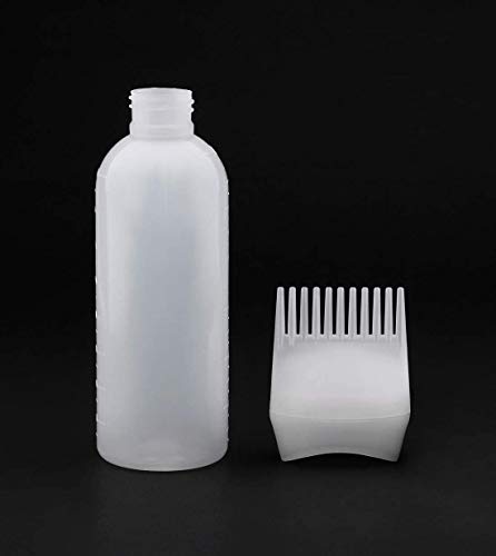 Ezpro Usa Empty Hair Comb Applicator 7Oz For All Purpose Squeeze Bottle, Pressurized Plastic Comb Color Applicator, Refillable, Bpa Free, Hair Treatment, 200Ml, Clear, Pack Of 4 #TOP5