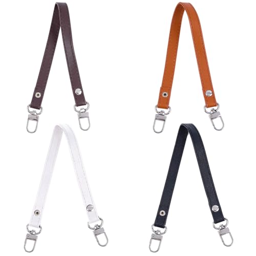 CALFOVERA 4PCS 2 Colors PU Leather Purse Handle Strap 12.87
