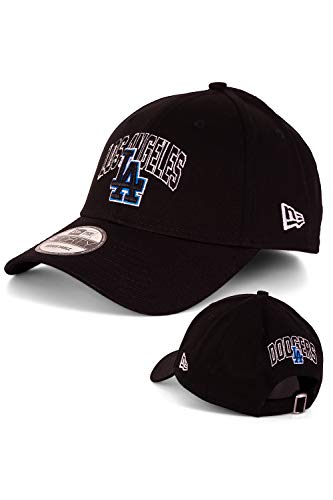 New Era - Berretto da baseball da uomo, edizione limitata con ricamo della squadra sul retro, fantasie e squadre a scelta, modello 9Forty LA Dodgers Black V3. Taglia unica