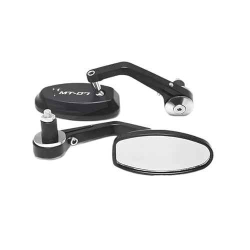 Espejos de moto universales con visión anti-vibración en aluminio de 22 mm para trail 2