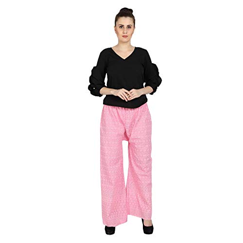 SriSaras Women's Regular Fit Palazzo Pants