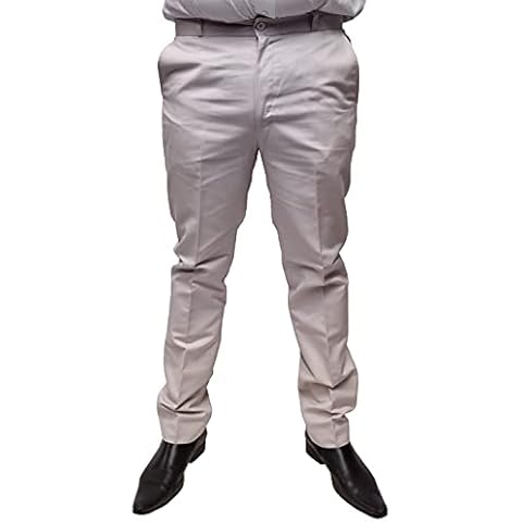 Relco New Mod Retro Sta Press Trousers Stone 40 Waist Cover