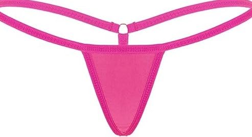 Women Strappy G-String Thong Underwear, Royal Blue, Minimal Coverage (in, Alpha, M, Regular, Plus Size, Pink)-image-41