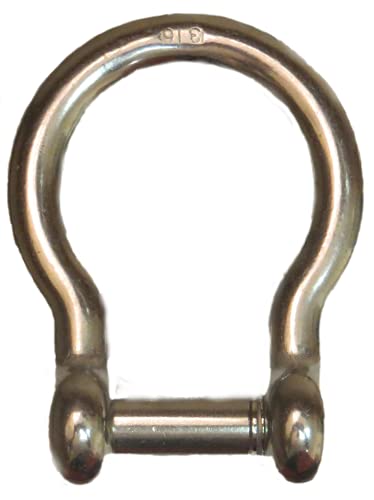 US Stainless Stainless Steel 316 Bow Shackle with Hex Sink Pin Marine Grade (5/8