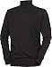 Produktbild LERROS Herren Rolli in Schwarz, aus feiner Baumwolle, Langarm Rollkragenpullover zum Umschlagen, mit verstärktem Kragen und Ärmelbündchen, Herrenoberbekleidung, Gr. M - XXXL