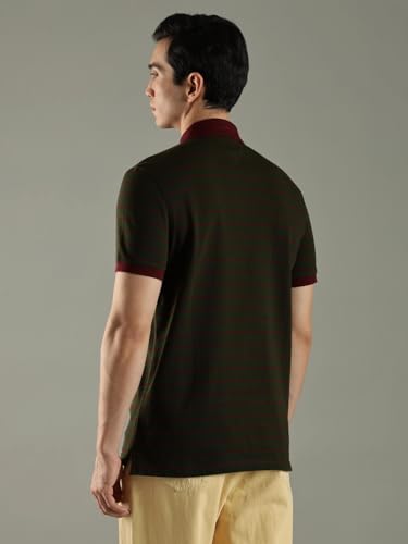 Image of Tommy Hilfiger Solid Regular fit Cotton Polo t-Shirt