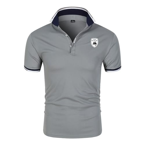 Polo sport homme contre la transpiration, t-shirt léger d'entraînement