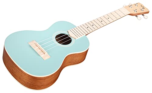 Image of Cordoba 15CM Matiz Mint Concert Ukulele with Color-Matching Recycled Nylon Gig Bag