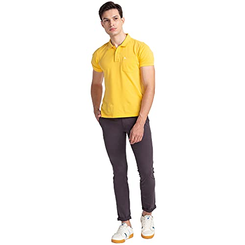 Image of Parx Men's Cotton Blend Rfd Pattern Low Rise Tapered Fit Flat Front Casual Trouser