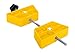 Camco Large RV Wheel Stop | Fits 26 to 30-inch Diameter Tires and Tire Spacing from 3 ? to 5 ?-inches | Yellow (44622)