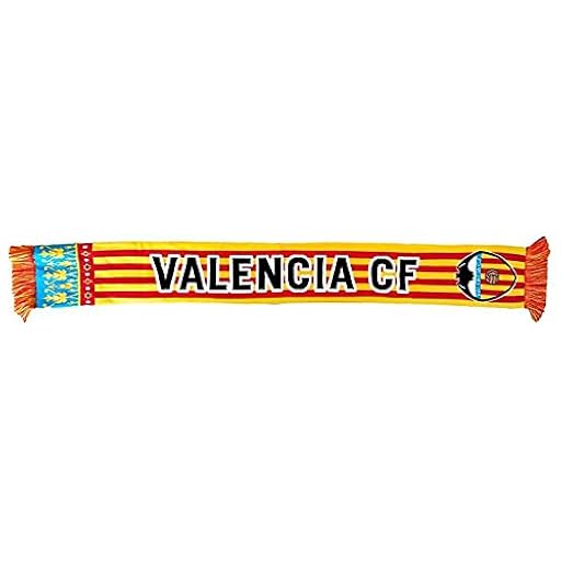 Valencia C.F. Bufanda Premium Senyera Adulto. Producto Oficial. | Ya disponible en tu tienda friki favorita! En mundofriki.es!