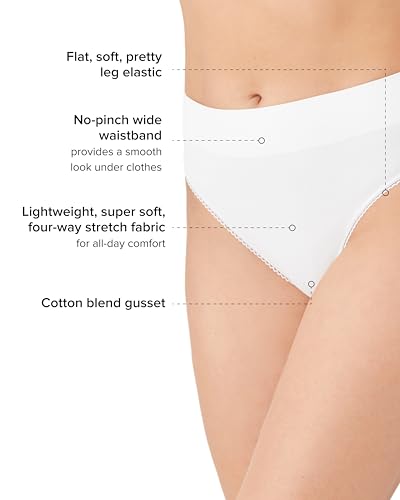 Image of Wacoal Feeling Flexible Seamless Hi Cut Panty