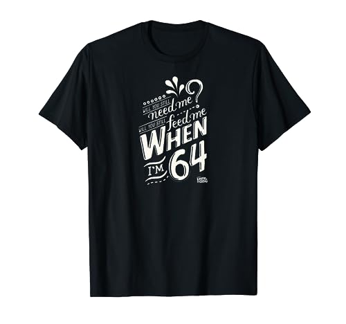 Letra de Lennon y McCartney - When I'm 64 Camiseta