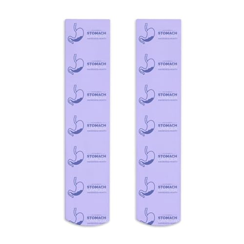 Stomach Cancer Awareness Periwinkle Ribbon Socks Sport Socks for Women Men Breathable Long Socks for Running Athletic Travel2